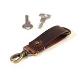 Hi Leather Virtus Deri Anahtarlık Camel