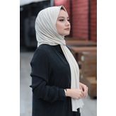 Hi trend Kadın Penye Şal Bej