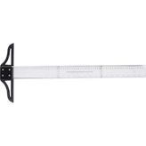 Hidex Akrilik T Cetveli 60 Cm (Sökülebilir Başlıklı)