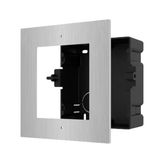 Hikvision Ds-Kd-Acf1/S(O-Std) Gömme Montajlı Kurulum Çerçevesi İnterkom Kapı İnterkomu İçin 1 Modül Paslanmaz Çelik