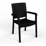Hilton Plastik Sandalye 2'li - Antrasit