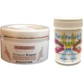 Hintohu Three Brand 100ML Arnavut Aklık Kremi+Foot Care Cream 50ML Ayak Bakım Kremi Nane Ferahlığı - 1li