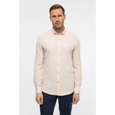 Hipatu Süvari Regular Penye Gömlek - 2XL - Bej