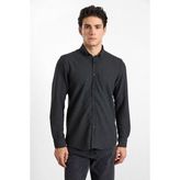 Hipatu Süvari Regular Penye Gömlek Antrasit - 2XL