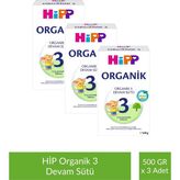 Hipp 3 Organik Devam Sütü 500 gr x 3 Adet - Hediyesiz