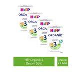 Hipp 3 Organik Devam Sütü 500 Gr X 4 Adet