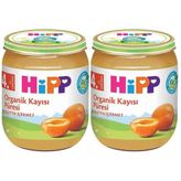 Hipp 4+ Ay 2x125 gr Organik Kayısı Püresi Kavanoz Maması