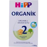 HiPP Organik 2 Devam Sütü, 500gr