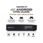 Hiremco Matrix R 64 GB 4K Android Uydu Alıcısı