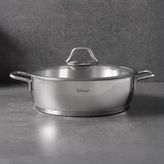 Hisar Teos Inox 26 cm Çelik Basık Tencere