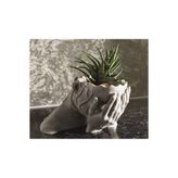 hivhestın Hüzünle Yeşeren Saksı - 20 cm Modern Tasarım! Beyaz