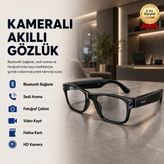 Hızlı Store Kameralı Akıllı Gözlük Bluetooth Sesli Arama Fotoğraf ve Video Kayıtlı Hafıza Kartı Destekli