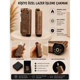 Hky Isme Özel Lux Gazlı Çakmak - Bronz