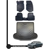 HLP Fiat Egea Sedan 3D Havuzlu Paspas + Bagaj Havuzu Zeus Set - Siyah