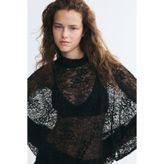H&M Bol Kesimli Dantel Üst