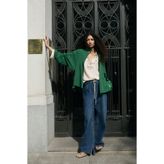 H&M Fırfırlı Krep Bluz