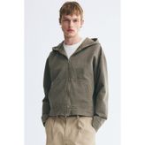 H&M Kapüşonlu ve Fermuarlı Overshirt Gömlek