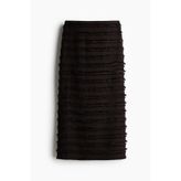 H&M Püsküllü Şeritli Midi Etek