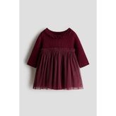 H&M Tül Etekli ve Body'li Elbise