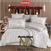 Hobby Poplin Pike Takımı Tek Kişilik Velura Taş