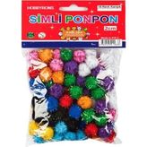 Hobbyrons Simli Ponpon 50 Adet, 20MM