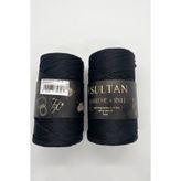 hobi dünyası evim 1 Adet Makreme 4 Simli İp 200 Gram 200 Metre 2 mm Çanta Cüzdan Supla Runner Sepet Duvar Süsü Kanvas Çanta Yapım Makrome Örgü İpi RENK: 2278 SİYAH SİMLİ
