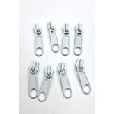 Hobigram Beyaz Metal Fermuar Başlığı