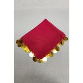Hobigram Bordo Gold Pullu Lüx Halay Mendili