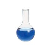 Hobs Lab Düz Dipli Cam Balon Şilifli - 1000 ml