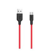 Hoco X21 Usb To Type-c 3a Silikon Hızlı Şarj Ve Data Kablosu