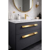 Höger Alüminyum Mobilya Gün Kulp - Gold - 320MM