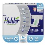 Holder 90 Adet Medium Belbantlı Hasta Bezi