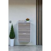 Holen Cordoba Renk Ayakkabılık 2 Düşer Kapak 52 Cm Genişlik Kapı Önü Asma Ayakkabılık 52X74x26 Cm