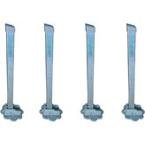 Holtech Katlanır Metal Yer Sofra Ayağı 4 Adet 30 cm Masa Ayağı Seti