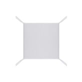 Homaks Krem Tabure Minderi 33X33 Kare