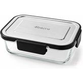Home 640 Ml Cam Saklama Kabı, Kilitli Kapaklı, Fırın Ve Mikrodalga Uyumlu, Buzdolabı Ve Dondurucuya Uygun, Gıda Temasına Uygun Yemek Saklama Ka