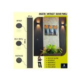 Home ACS 40x240 Antrasit Renk Akustik Ahşap Duvar Paneli