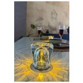 Home Type B - Kristal Cam Dokunuşlu Romantik Masa Lambası