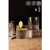 HOMENIVA Elysia 4’lü Cam Bardak Seti 220 ml