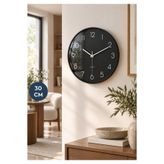 HOMİNG Colt Siyah Modern Duvar Saati 30 cm