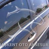 Honda Civic 2002-2006 4 Parça Krom Cam Çıtası