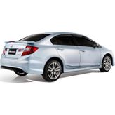 Honda Civic Uyumlu Fb7 (2012-2016) Modulo Arka Tampon Ek (Plastik)