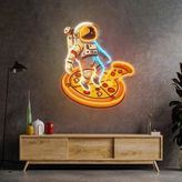 Honey Concept Astronot ve Pizza Neon LED