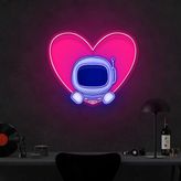Honey Concept Kalpten Sevimli Astronot Neon LED