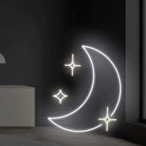 Honey Concept Moon And Sparkle Neon LED