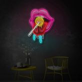 Honey Concept Tongue Eat Candy Neon LED