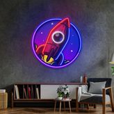 Honey Concept Uzay Gemisi Neon LED