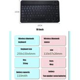 Honor Pad X8A 11'' Uyumlu Stand Klavye ve Mouse Set - Siyah