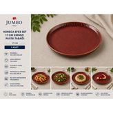Horeca Efes Set 17 cm Kırmızı Pasta Tabağı