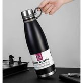 Horecamark Siyah 1100 ml Paslanmaz Vakumlu Termos